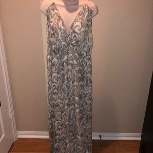 CATO - Long Summer Dress w/ Lace Back